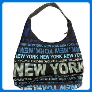 Robin Ruth New York City Hobo Bag Purse Shoulder Bag‎ Text Print